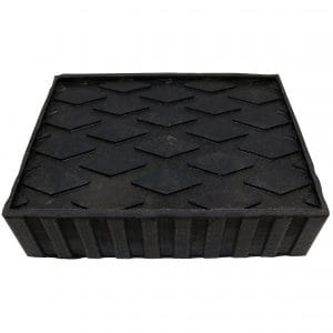 4 PK | Solid Molded Rubber Block Pads