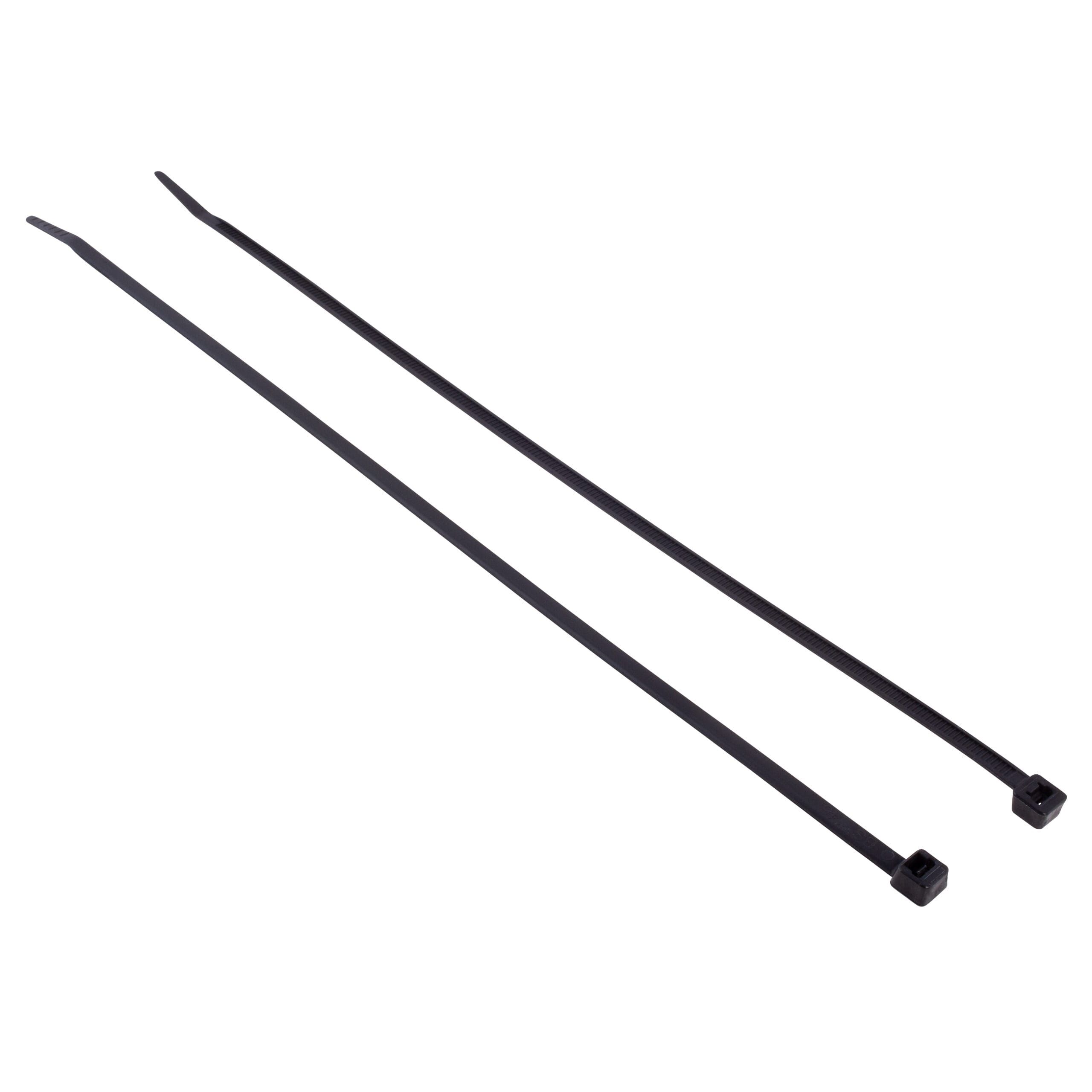 100 PK | 11" Black Cable Ties - 50 lbs. - Image 3