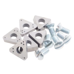 6 PK | VBG Style Positive Rake Carbide Bits - Coated for 600 & 610