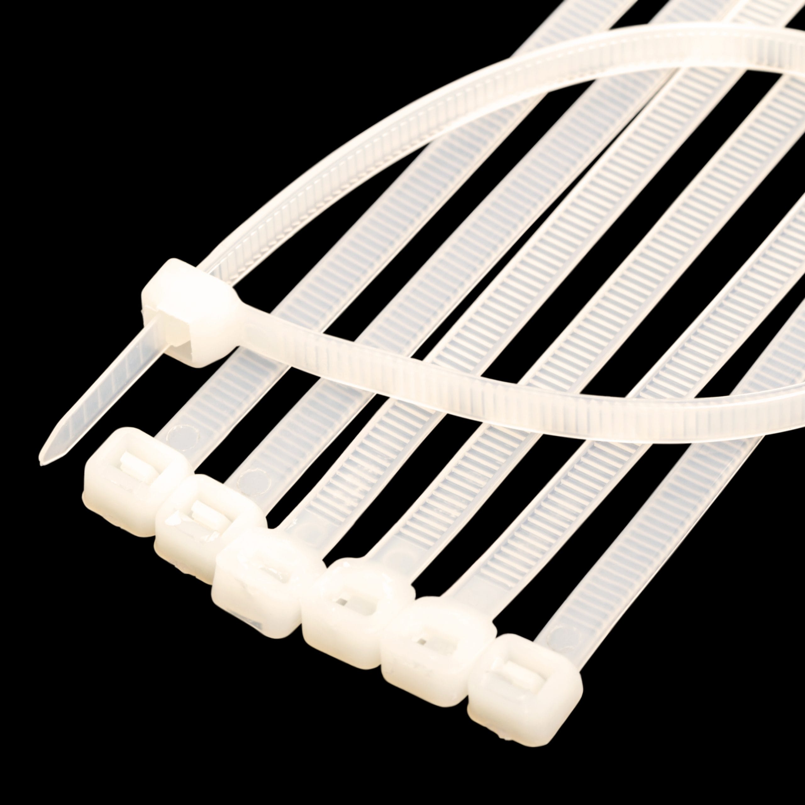 100 PK | 11" Natural Cable Ties - 50 lbs. - Image 2