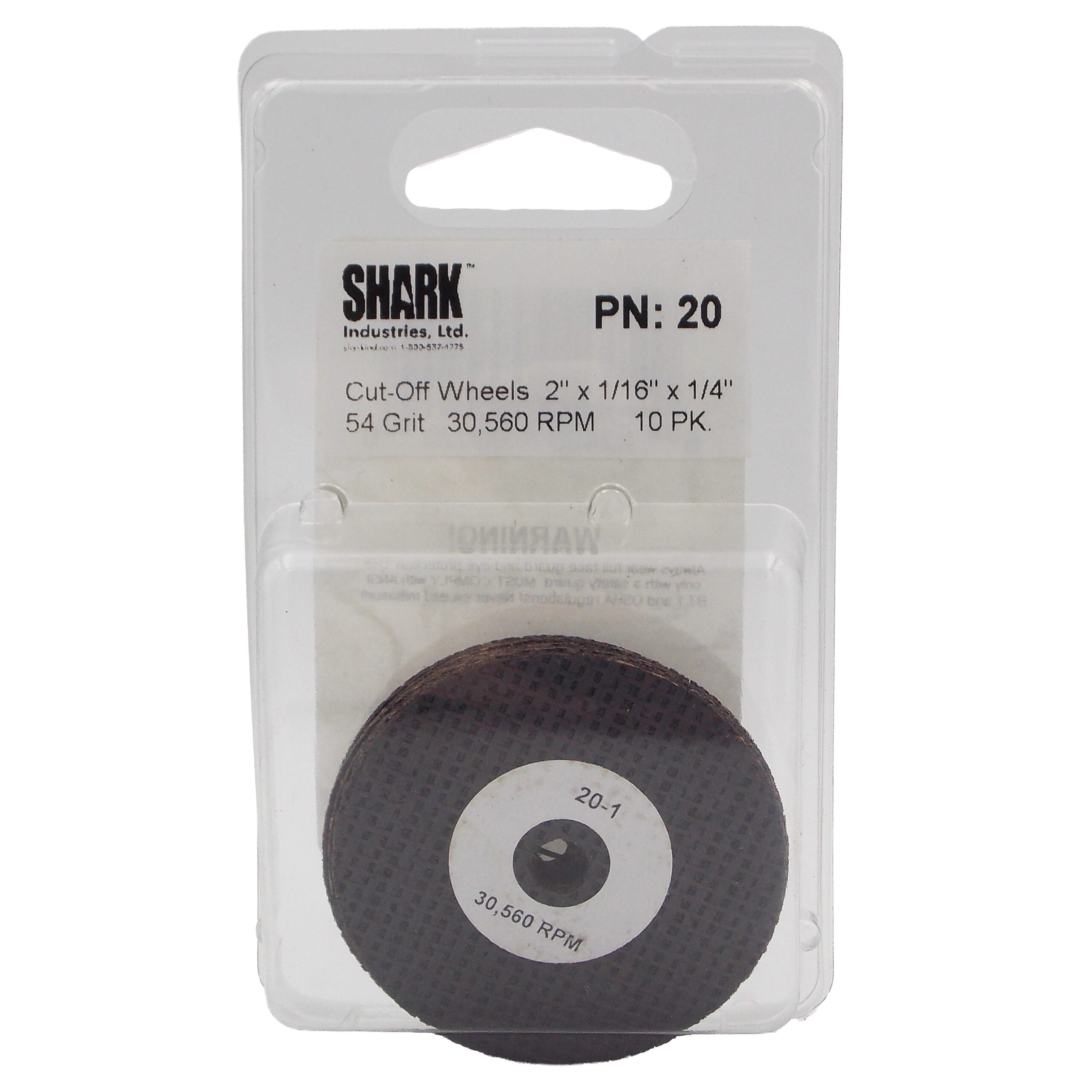 10 PK | Cut-Off Wheel - Aluminum Oxide - 2" x 1/16" x 1/4" - 54 Grit - Made in USA - Image 5
