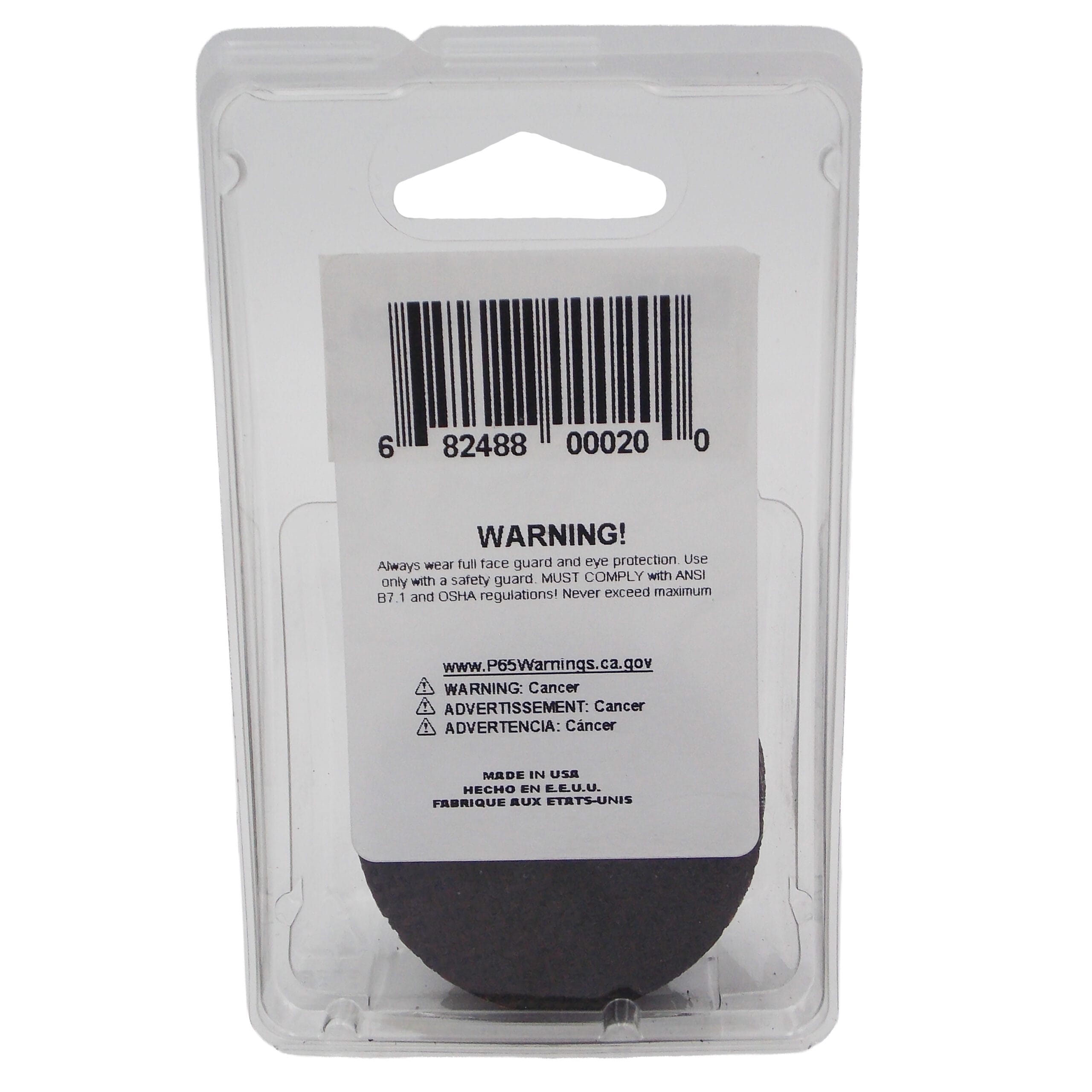 10 PK | Cut-Off Wheel - Aluminum Oxide - 2" x 1/16" x 1/4" - 54 Grit - Made in USA - Image 6