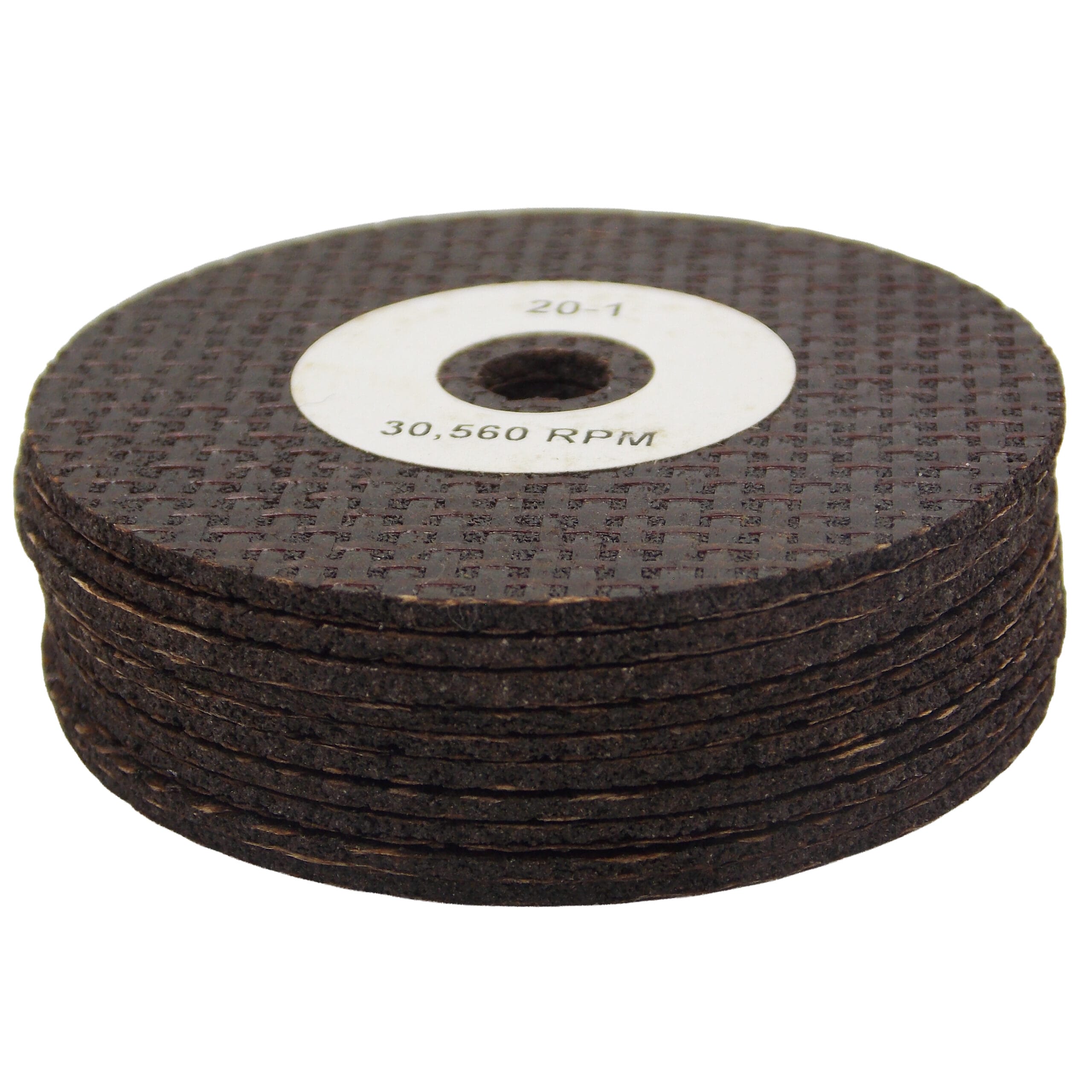 10 PK | Cut-Off Wheel - Aluminum Oxide - 2" x 1/16" x 1/4" - 54 Grit - Made in USA - Image 4