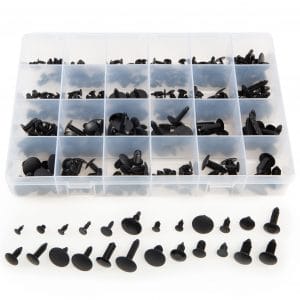 311 PC. Universal Nylon Retainer Assortment in 24 Compartments - OPK23