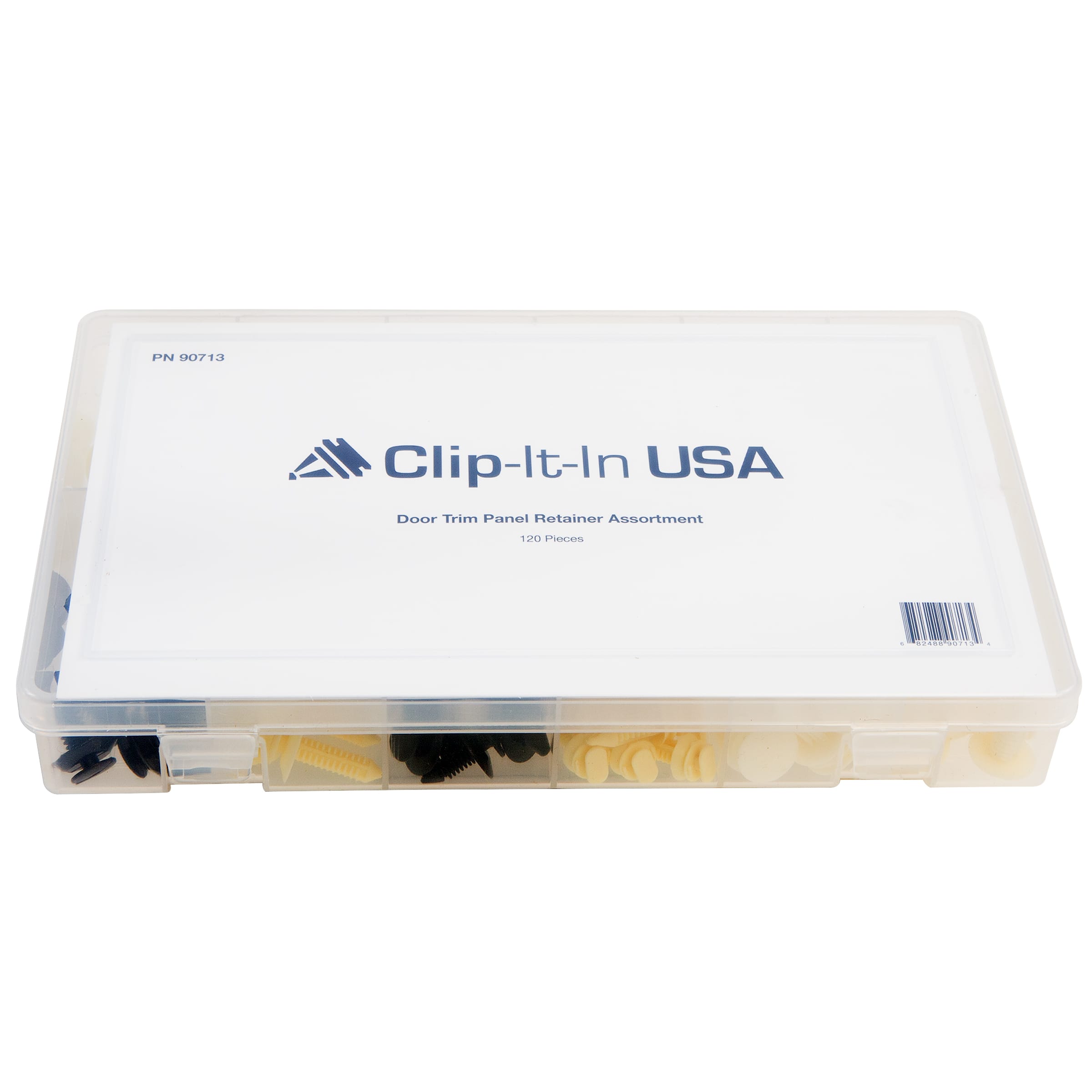 120 PC. Door Trim Panel Retainer Assortment in 12 Compartments - Image 2