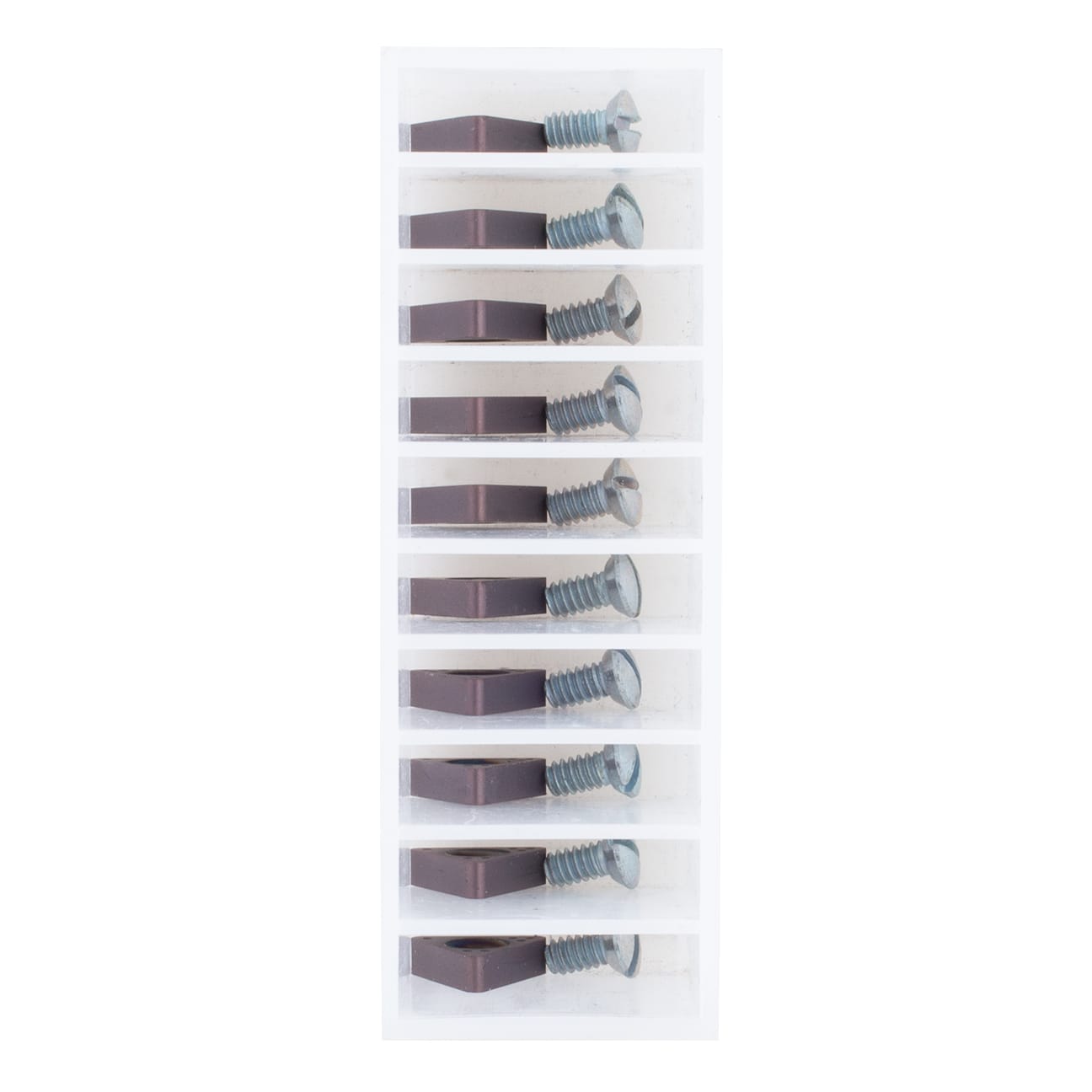 10 PK | Ammco Style Coated Negative Rake Bit (includes 10 screws) - Image 9