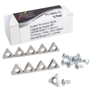 10 PK | Ammco Style Superior Negative Rake Bit