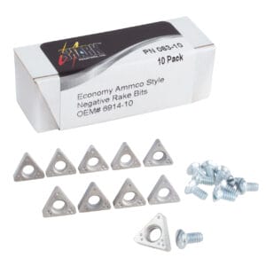 10 PK | Ammco Style Economy Negative Rake Bit