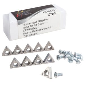 10 PK | All Tool, Hunter, Performance Style Negative Rake Bits