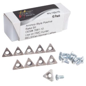 10 PK | Positive Rake Bit - Ammco, FMC, John Bean, Snap-On, Hunter, RTI Style