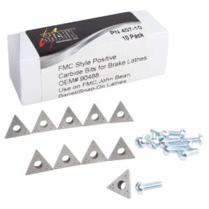10 PK | Positive Rake Bit with .020 Radius - FMC, RJ West, Hofmann, Perfect Equipment Style
