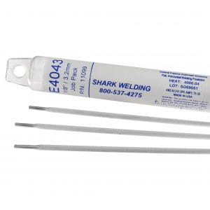 3 PC. Job Pack | ER4043 Aluminum Electrodes - 1/8" x 14"