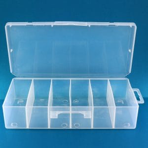 6 Compartment Plastic Box