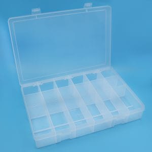 18 Compartment Plastic Box
