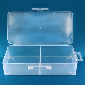 2 Compartment Plastic Box