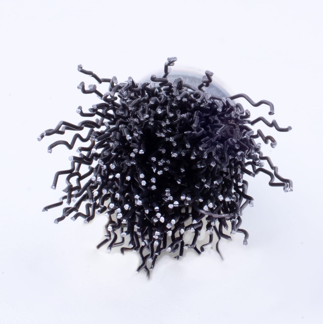 Crimped Wire End Brush - 3/4" x 1/4" Shaft .020 wire - Image 3