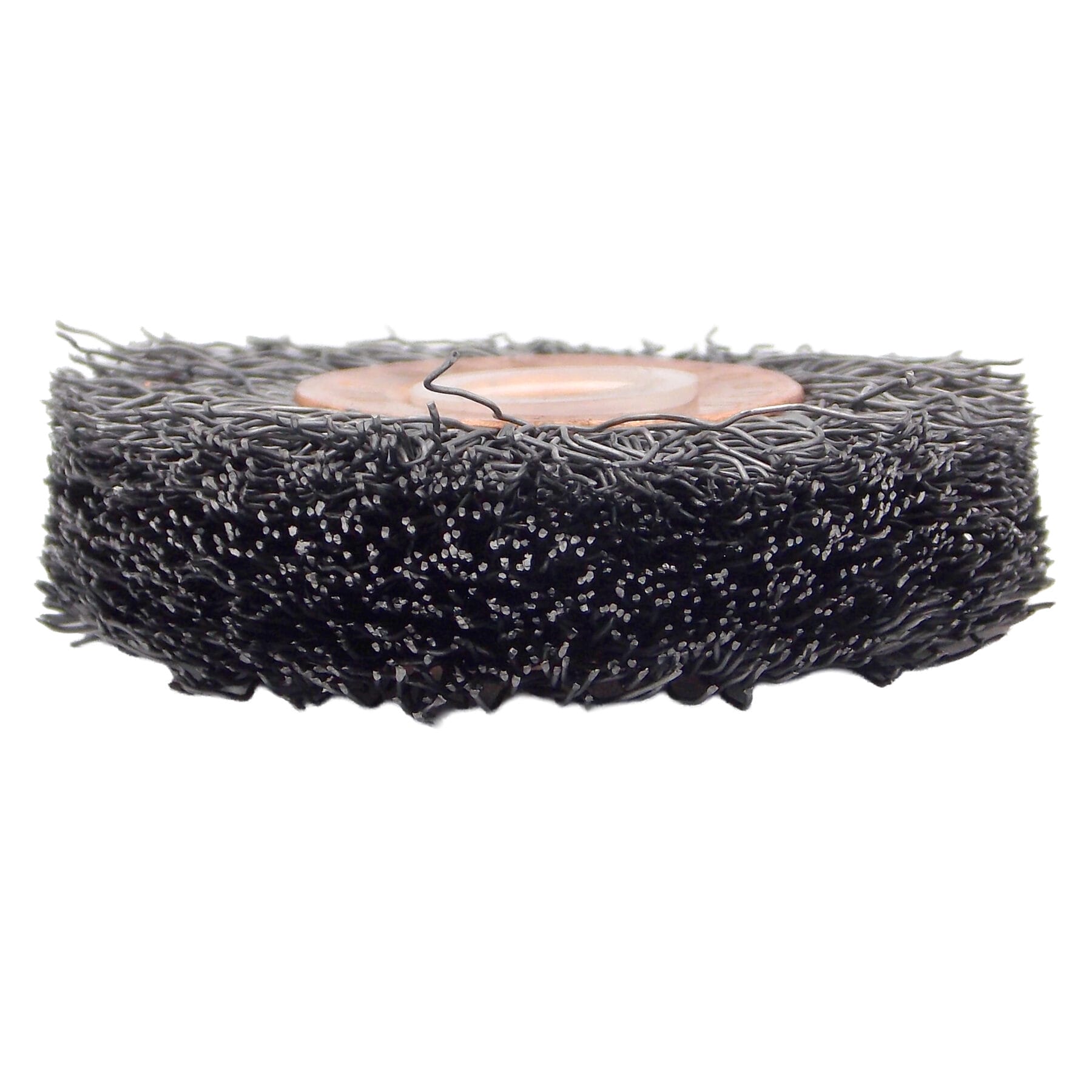 1 PK | HD Circular Crimped Wire Wheel - 2" x 1/2"-3/8" Arbor - .0118 Wire - Image 2