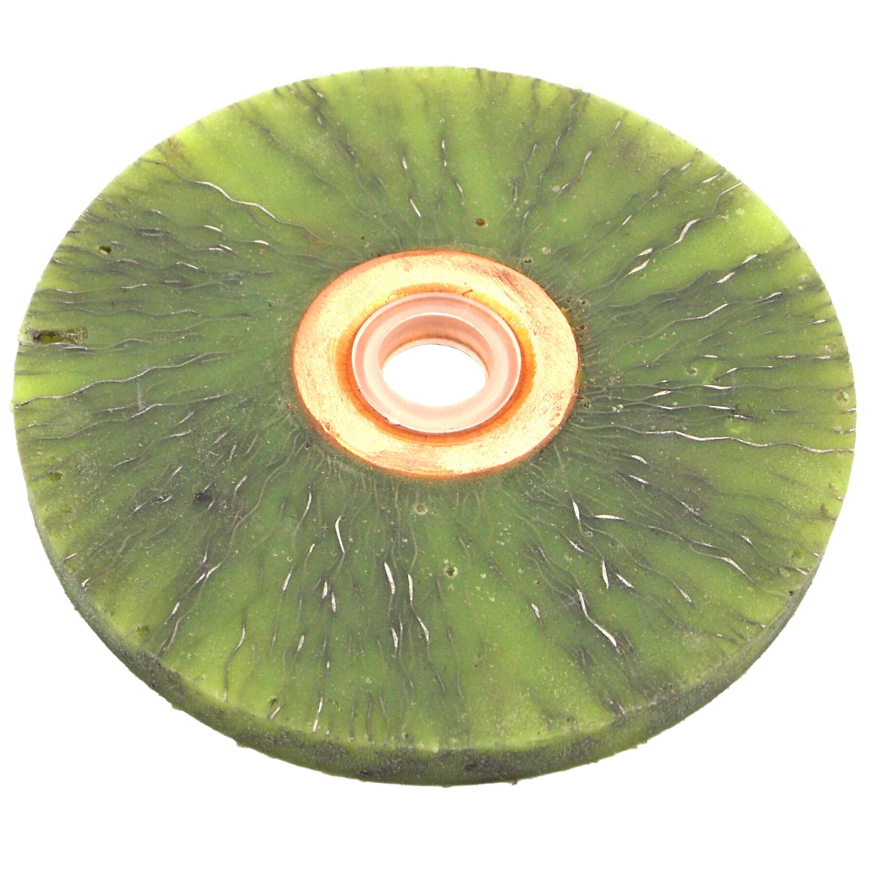 1 PK | HD Crimped Encapsulated Wire Wheel - 3'' x 1/2" Arbor - .014 Wire - Image 3