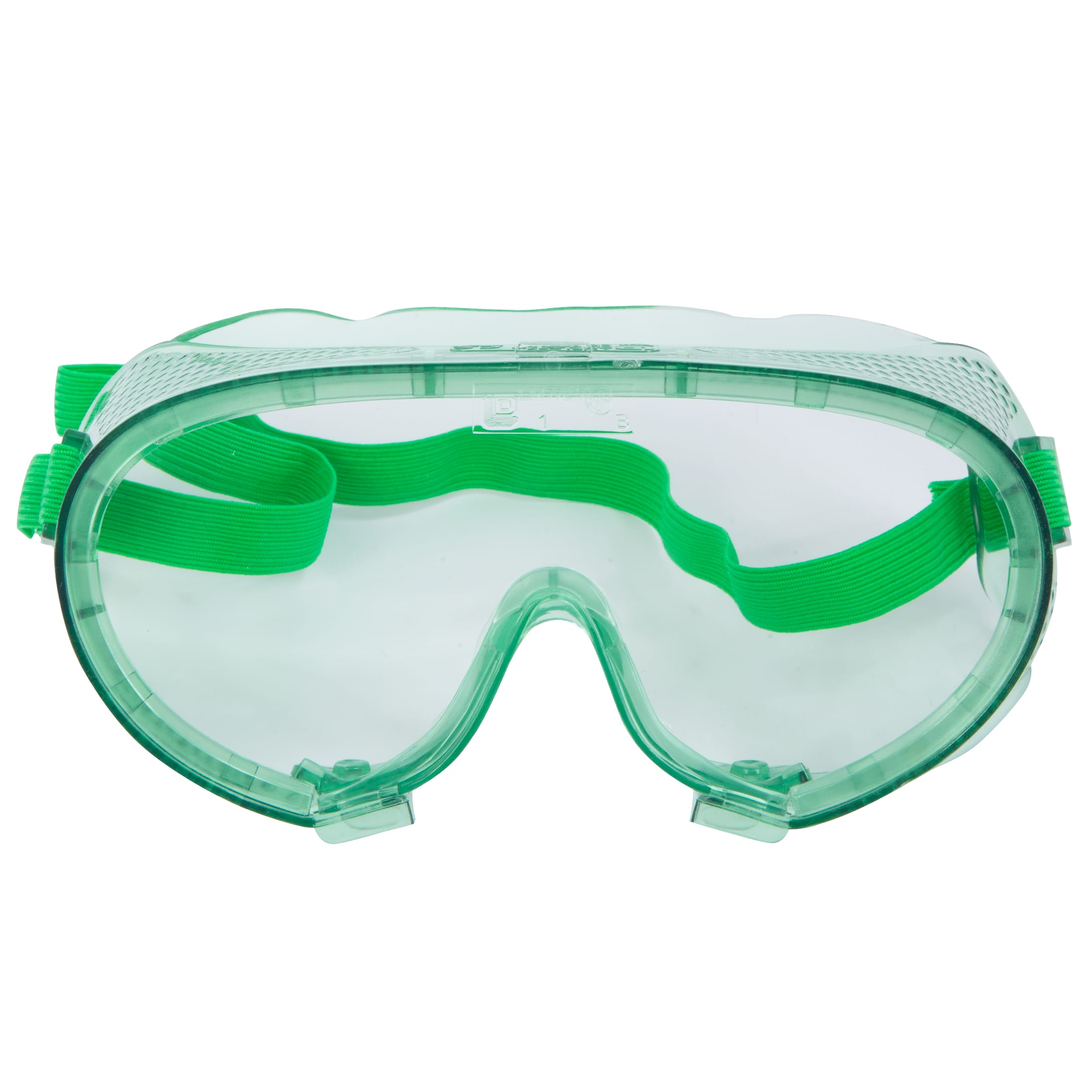 Safety Goggles - Vented Light Green Plastic - Image 2