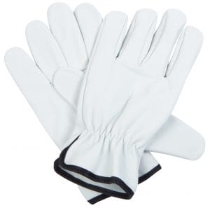 Gloves - Leather Work/Driver Gloves. Size Large - 9" length