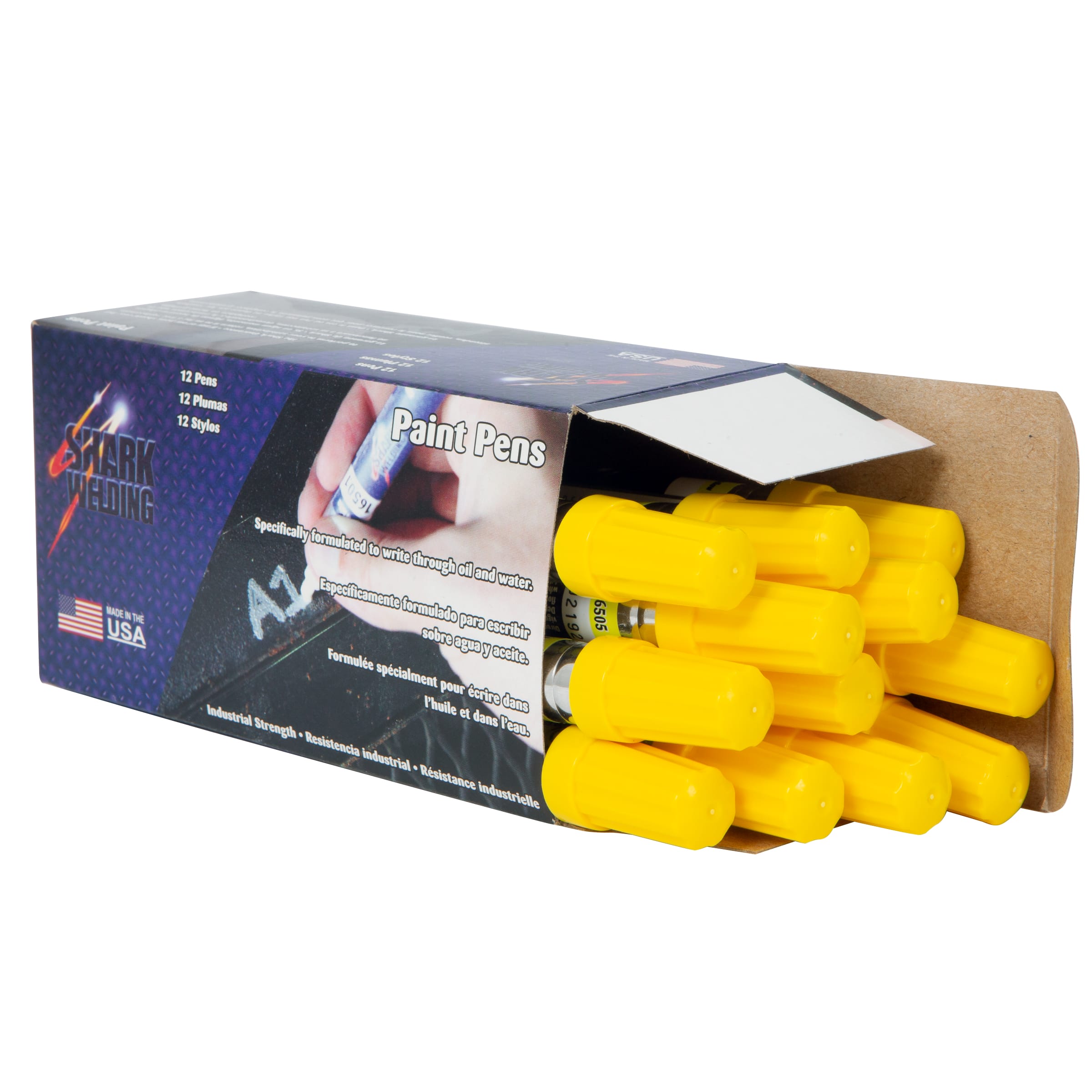 Paint Pens (Yellow) 12 Per Box - Image 2