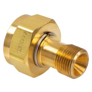 Oxygen-Acetylene Tank Adaptor -CGA 520 to CGA 200
