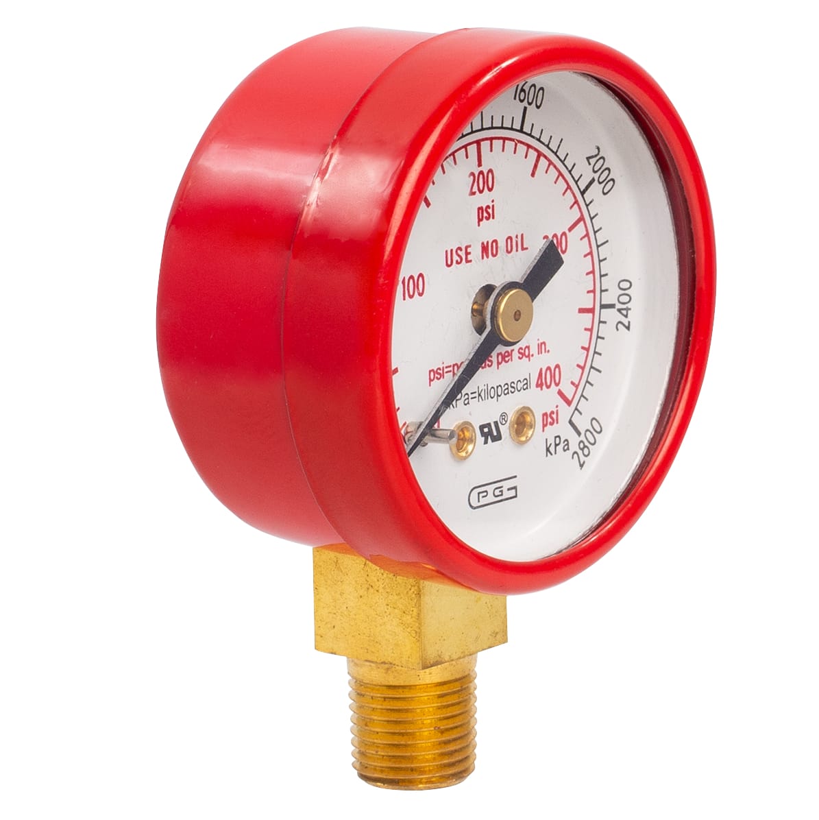 Light Duty Oxygen-Acetylene Gauge made of high quality brass - 1 1/2" - Image 4