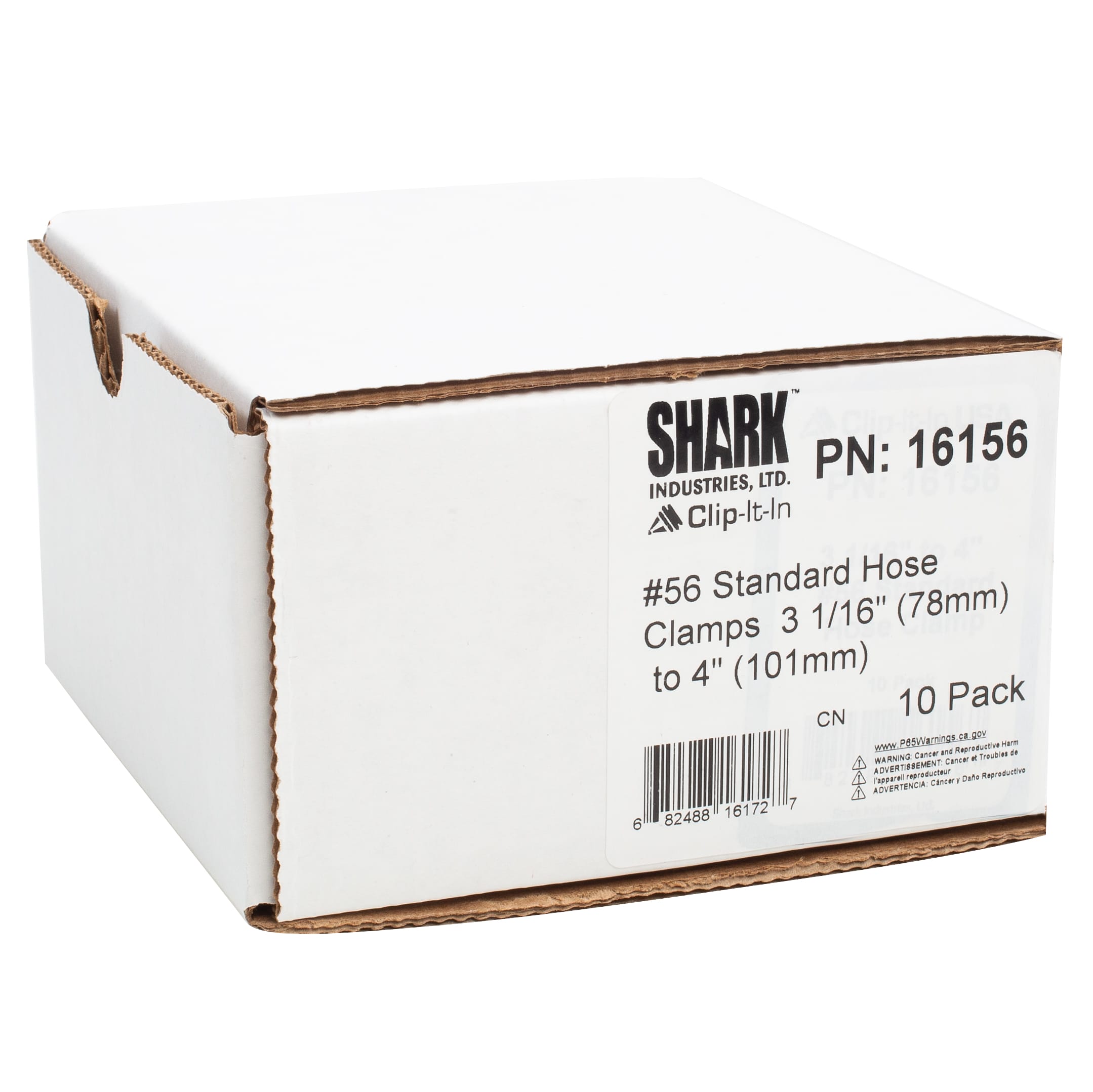 10 PK | SAE #56 Standard Hose Clamps - Image 8