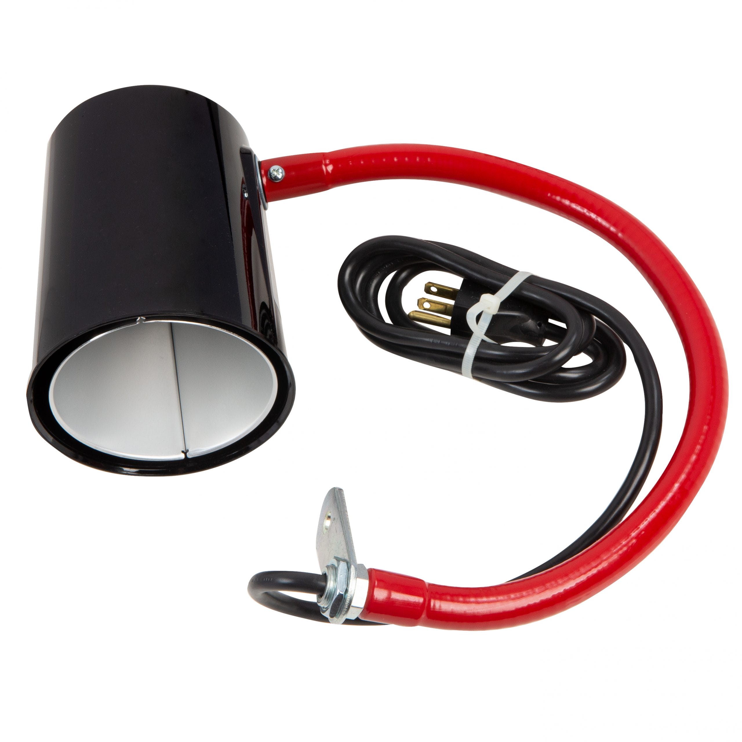 Work lamp for tire spreaders