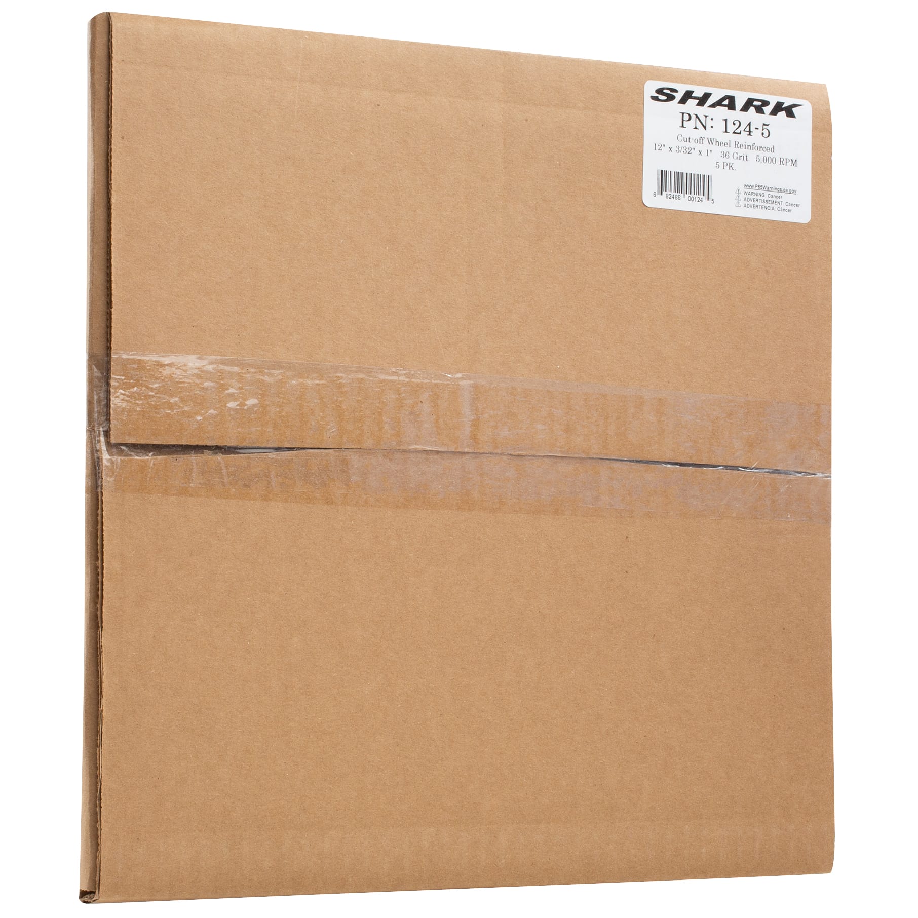 5 PK | Cut-Off Wheel - Aluminum Oxide - Double Reinforced - 14" x 7/64" x 1" - 36 Grit - Image 5
