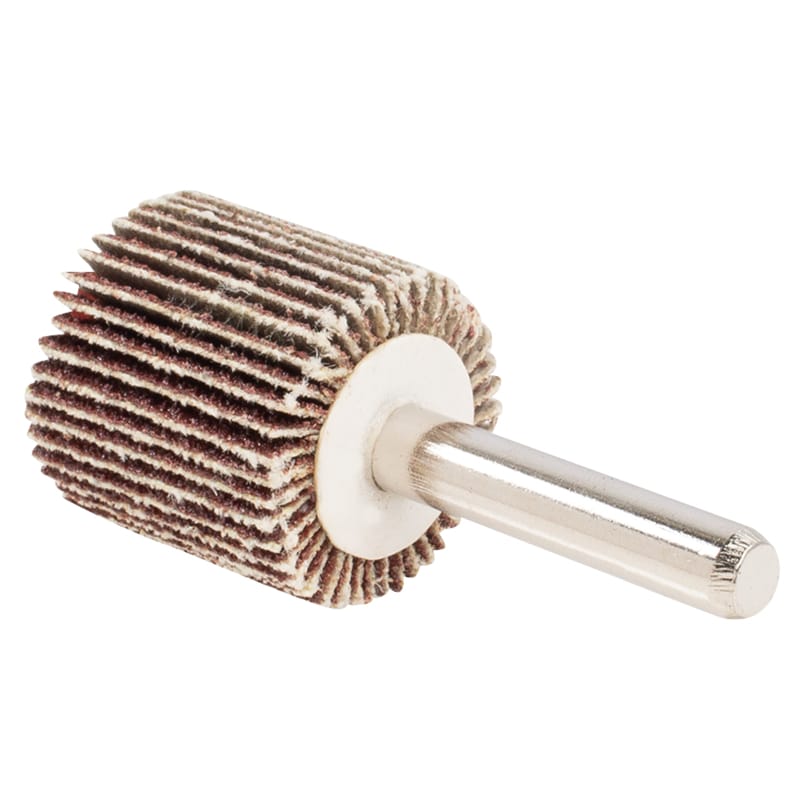 1 PK | Flap Wheel - Aluminum Oxide - 1" x 1" x 1/4" Shank - 80 Grit - Image 3