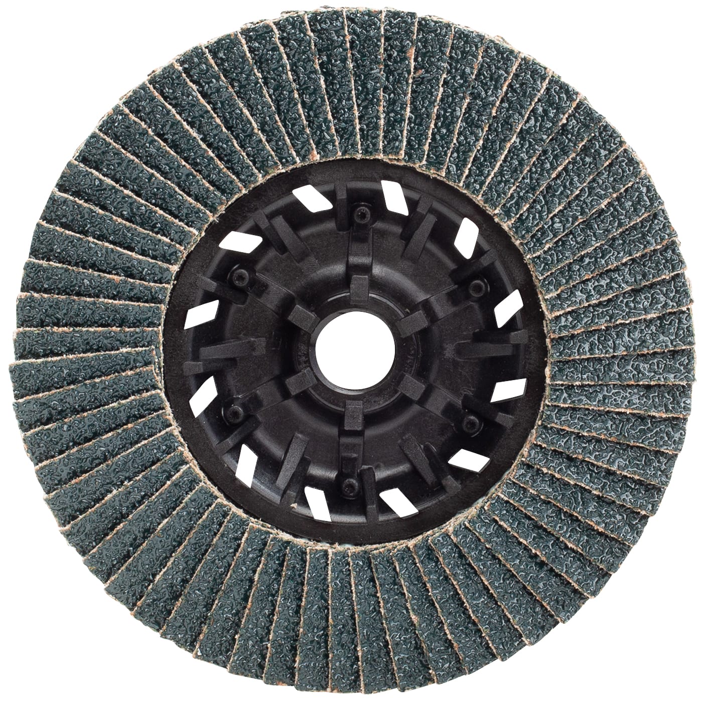 1 PK | Flap Disc - Type 27 - Plastic-Backed Zirconia - 4.5" x 5/8"-11 - 36 Grit - Image 2