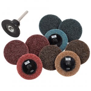 26 PC. Assortment | Star-Brite Surface Prep Discs - 2" Coarse/Medium/Fine with Holder - USA