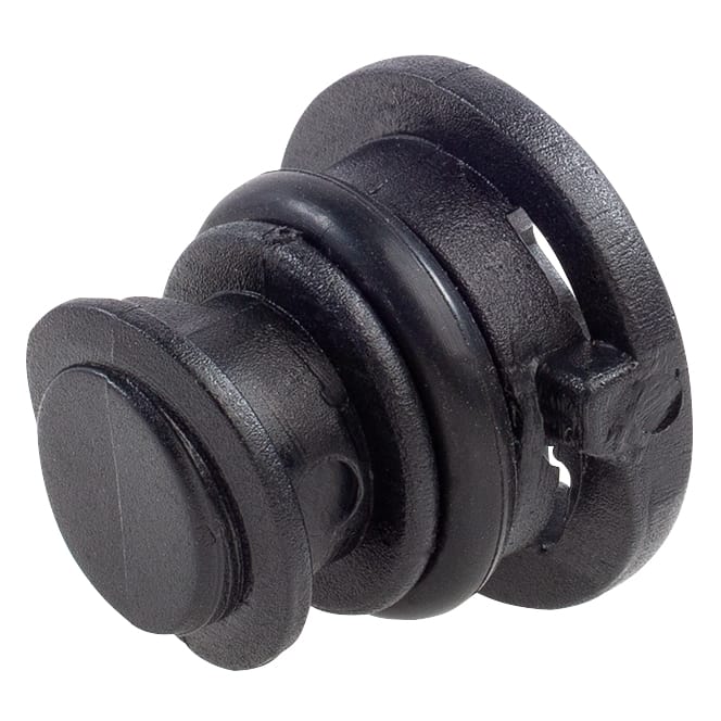 VW, Audi, Porsche Black Nylon Drain Plug (w/Gasket Replacement for 06L-103-801) - Image 6
