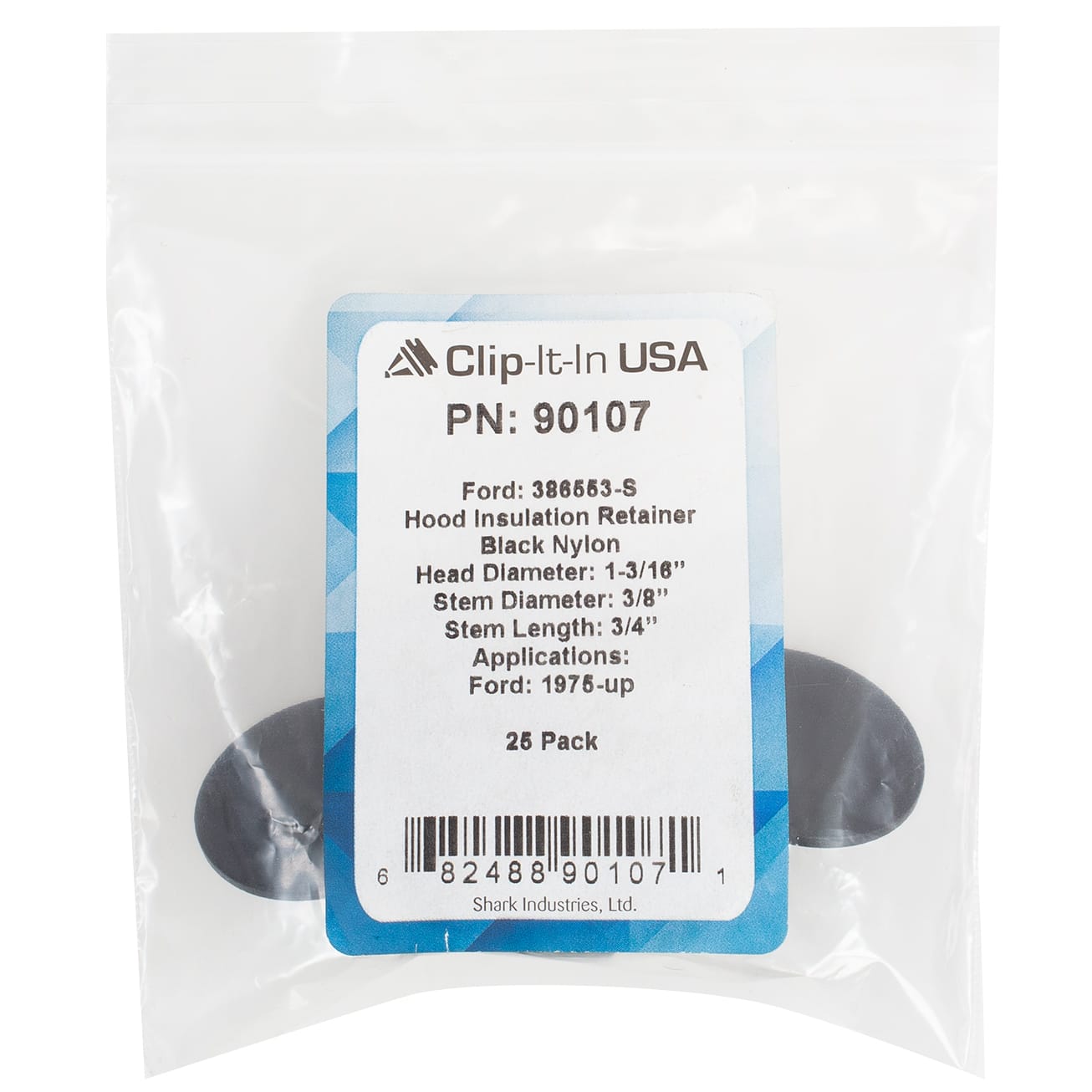 25 PK | Hood Insulation Retainer - Image 5