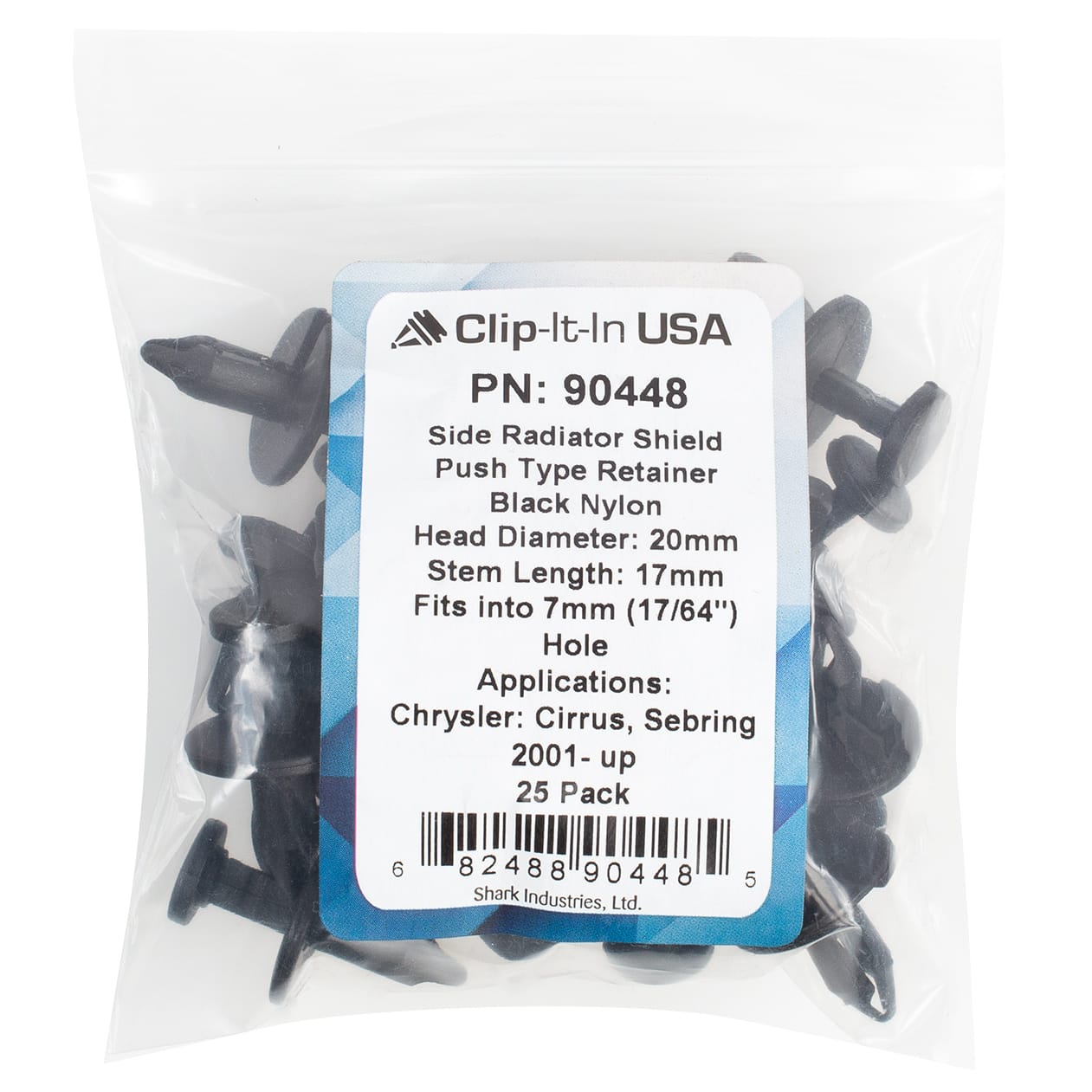 25 PK | Push Type Retainer-Side Rad- Chrysler 6506132-AA - Image 5