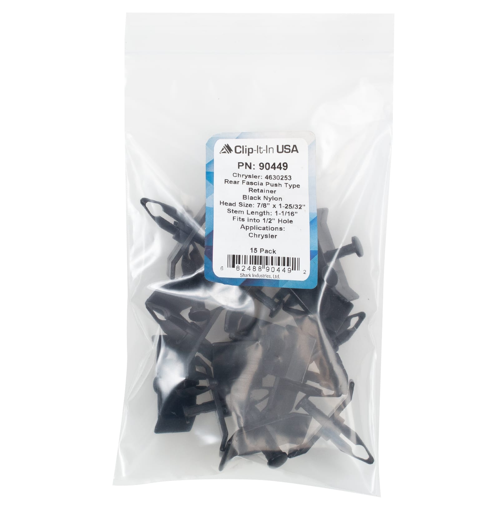 15 PK | Push Type Retainer - Chrysler 4630253 - Image 5