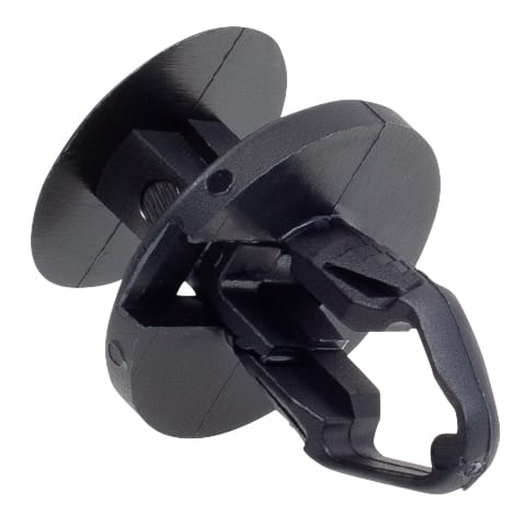 50 PK | Black Nylon Push Type Retainer - GM 11609417 - Image 3