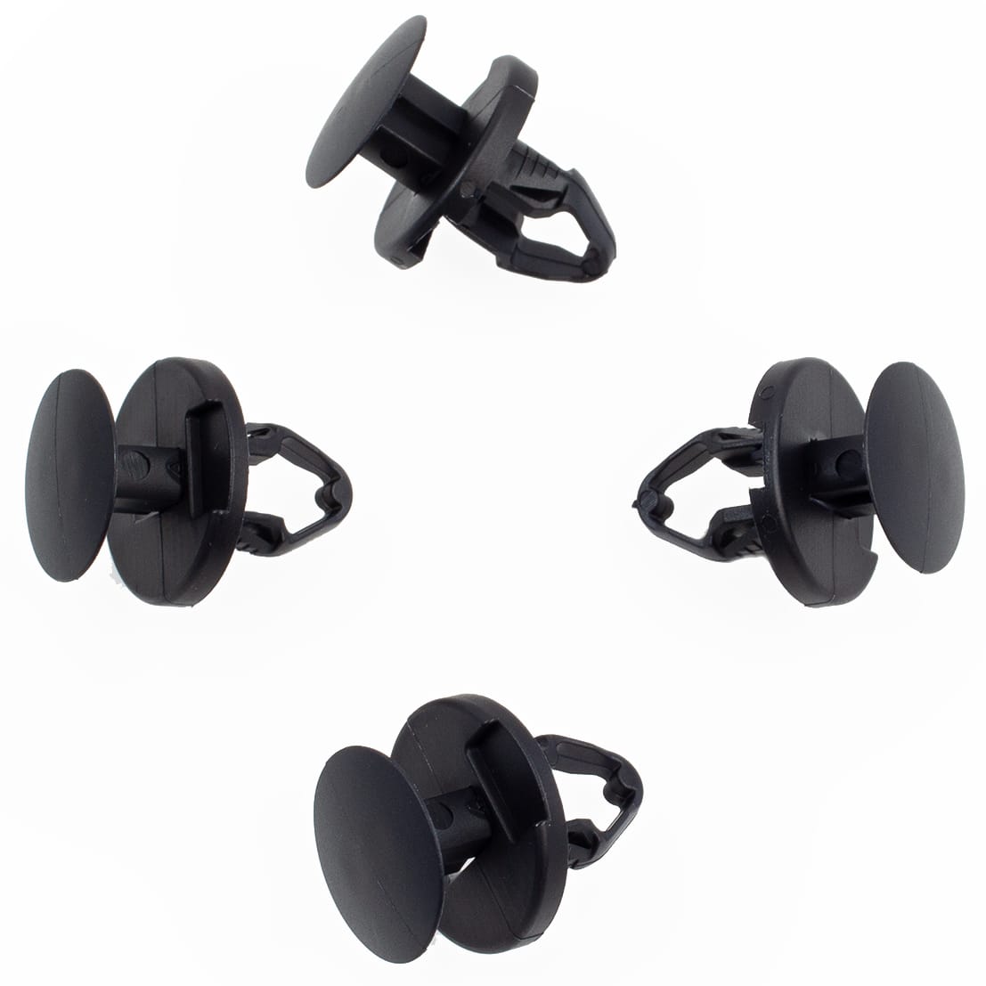 50 PK | Black Nylon Push Type Retainer - GM 11609417 - Image 4