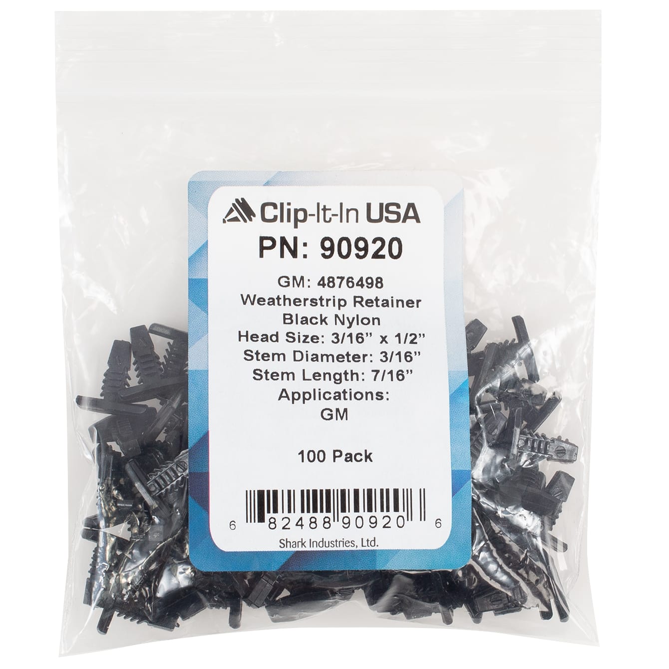 100 PK | Weatherstrip Retainer - GM 4876498 - Image 5