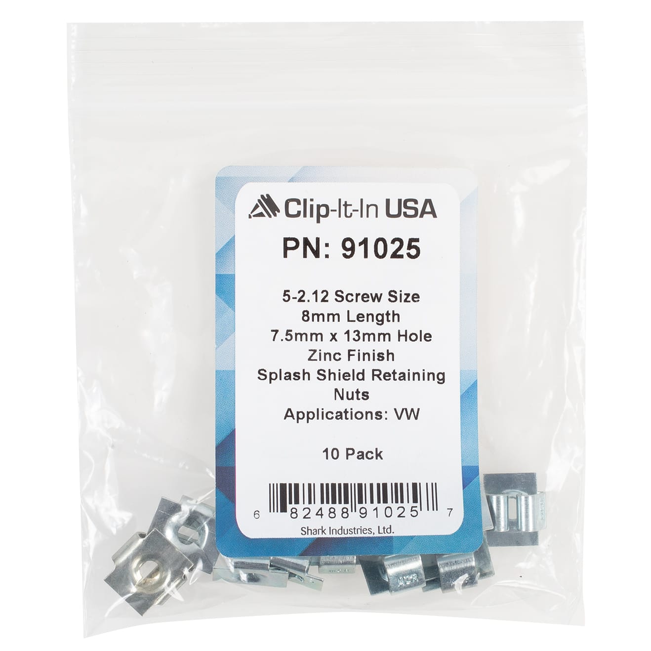10 PK | Splash Shield Retaining Nut - 5-2. 7.5-13mm Hole Size - Image 5