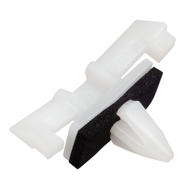 15 PK | Moulding Clip White w/ Sealer - Image 3
