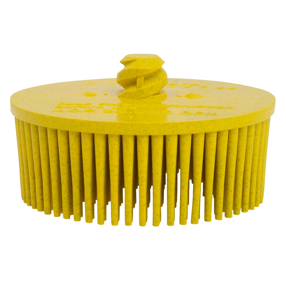 10 Pk | 2 in. Dia. Yellow Shark Finger Discs™ - 80 Grit - Image 2