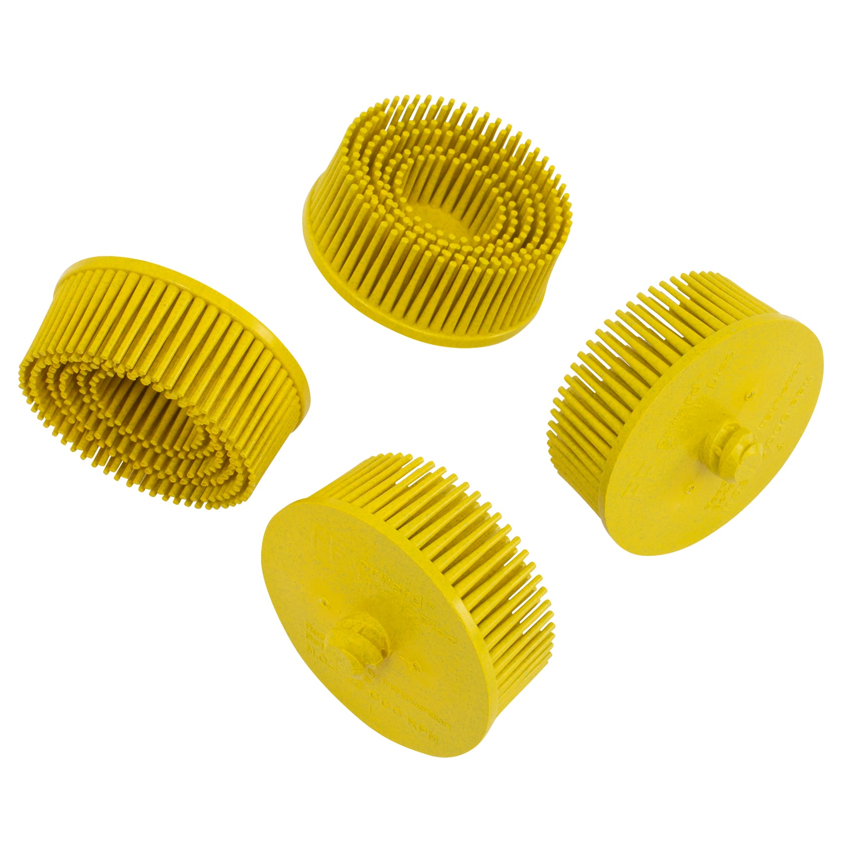 10 Pk | 2 in. Dia. Yellow Shark Finger Discs™ - 80 Grit - Image 6