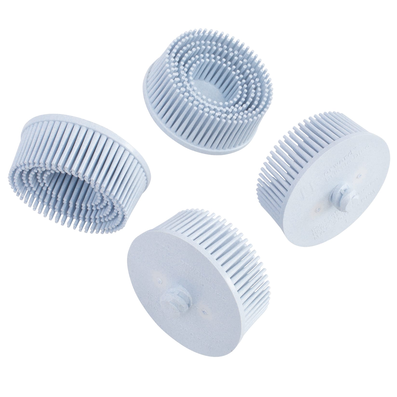 10 PK | 2 in. Dia. Grey Shark Finger Discs™ - 120 Grit - Image 6