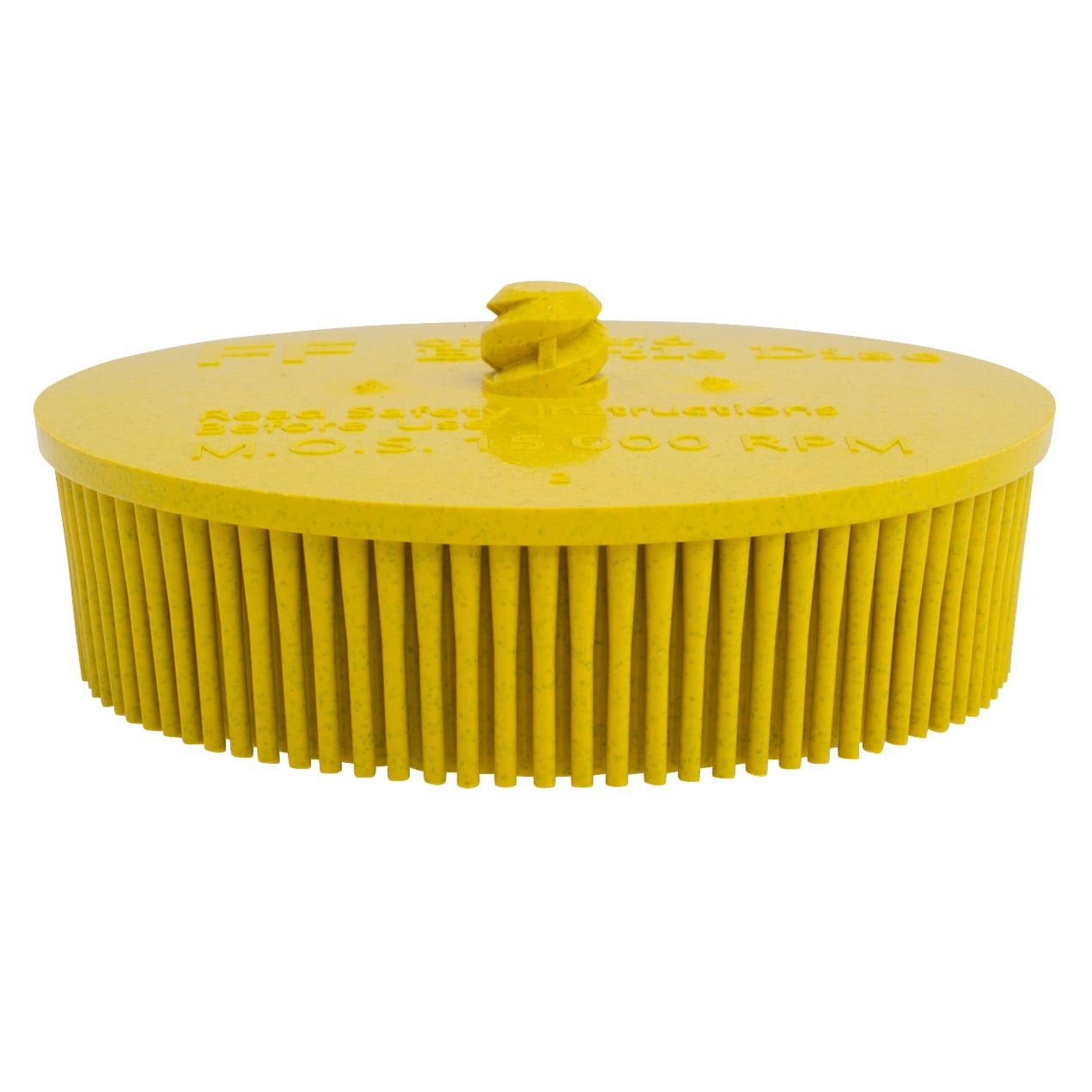 10 Pk | 3 in. Dia. Yellow Shark Finger Discs™ - 80 Grit - Image 2