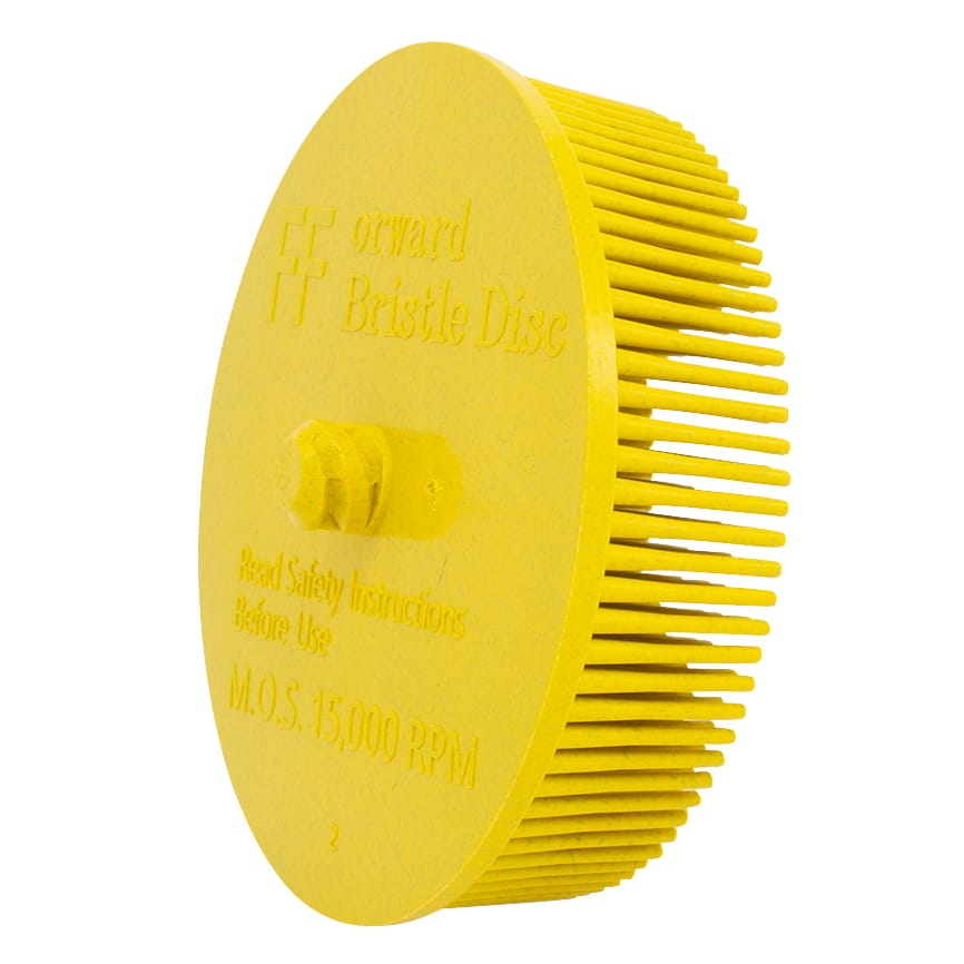 10 Pk | 3 in. Dia. Yellow Shark Finger Discs™ - 80 Grit - Image 4
