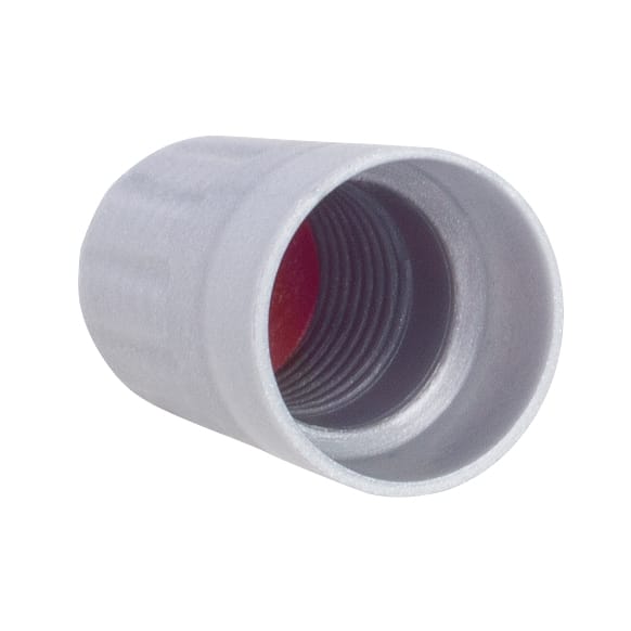 100 PK | Gray TPMS Valve Stem Caps with Inner Seal - Long - Image 4