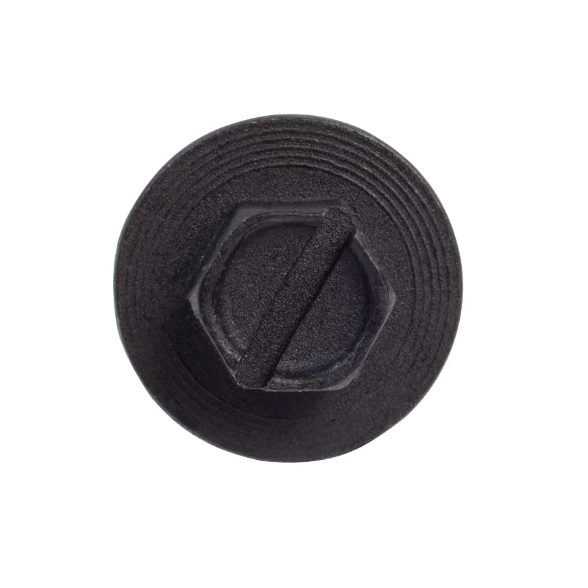 50 PK | Slotted Hex Washer Head License Plate Screw #14 X 5/8 in. Black - Image 5
