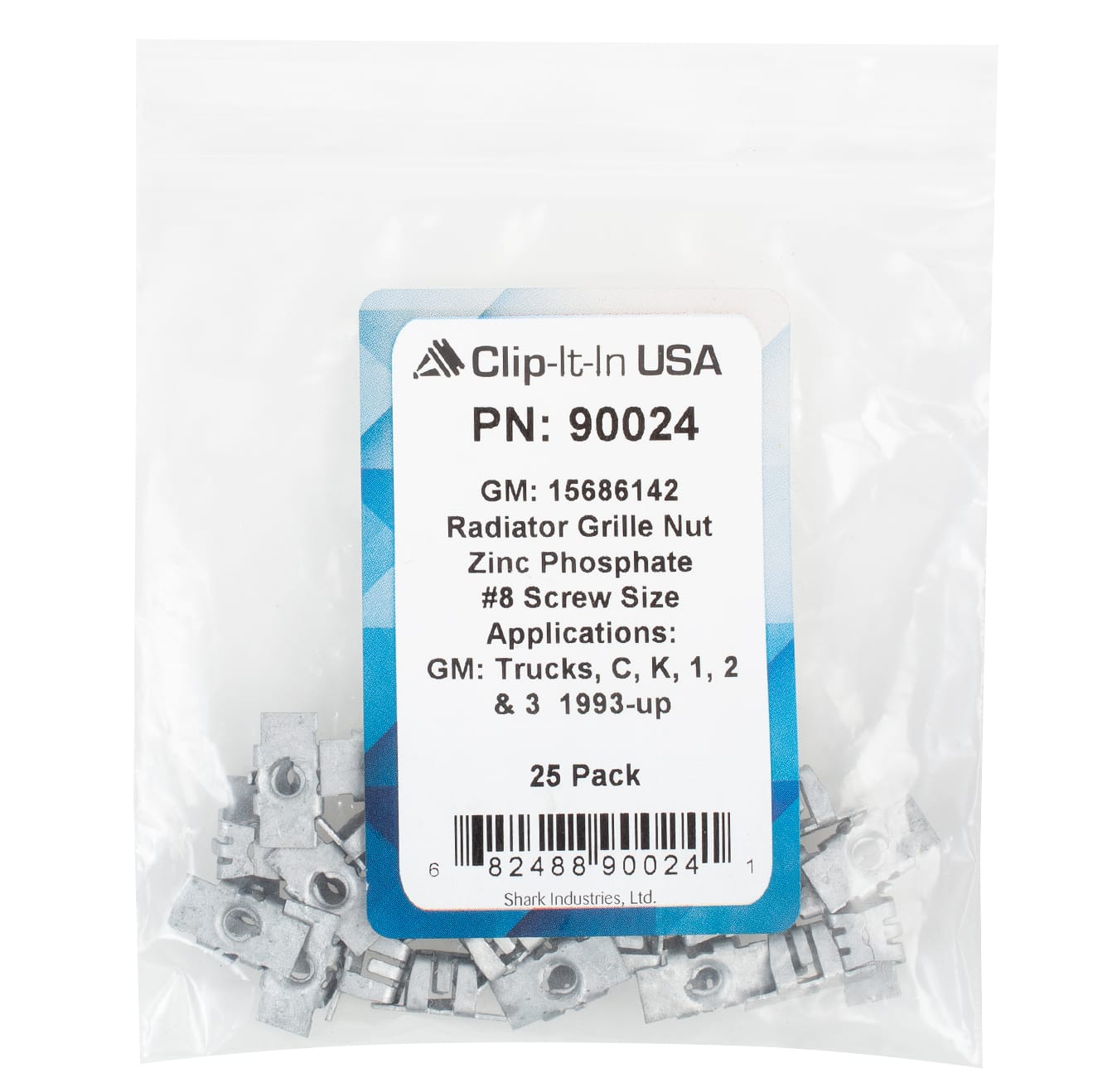 25 PK | Radiator Grille Nut - Image 5